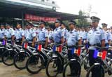 西山警方启用108辆自行车巡逻